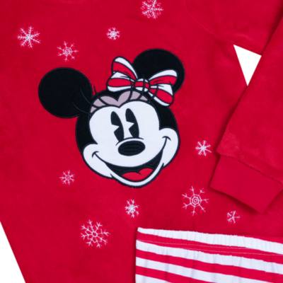 Minnie Mouse Festive Fleece Pyjamas For Kids