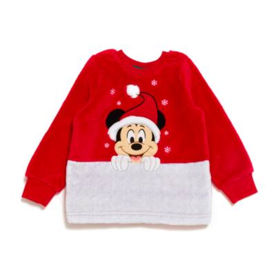 Mickey Mouse Festive Fluffy Pyjamas For Kids