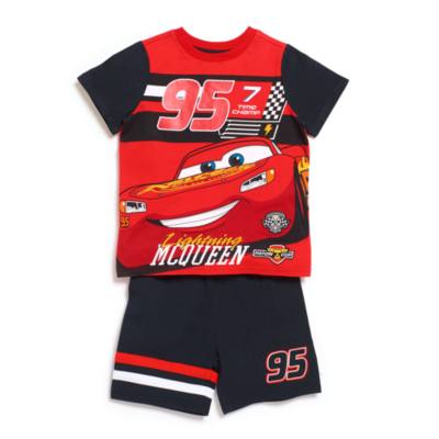 Lightning McQueen Shortie Pyjamas For Kids, Disney Pixar Cars