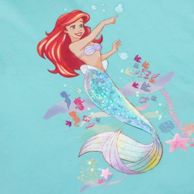 The Little Mermaid Organic Cotton Shortie Pyjamas For Kids