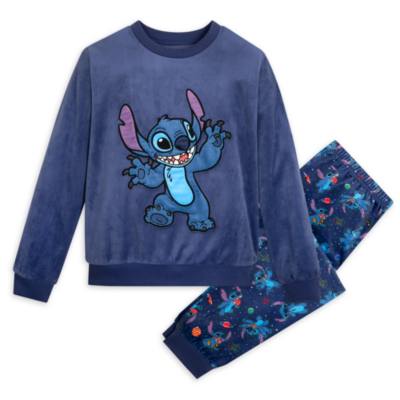 Pyjama Noël Stitch avec accroche tétine - Disney - 3 mois | Beebs