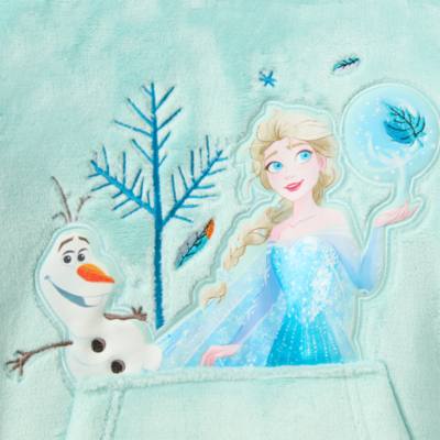 Elsa and Olaf Oversized Lounge Hooded Top for Kids, Frozen