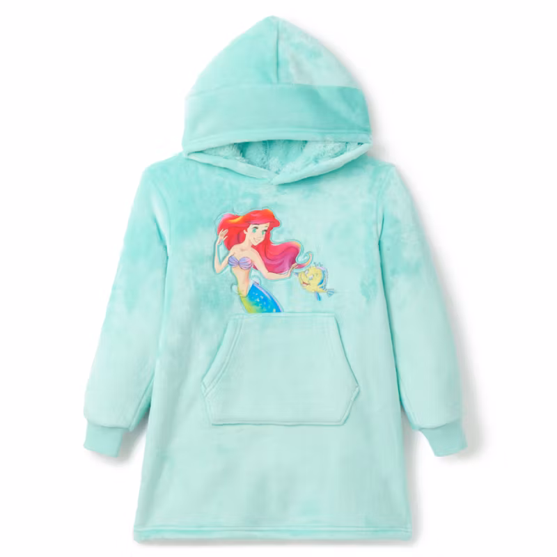 The Little Mermaid Oversized Lounge Hooded Top for Kids