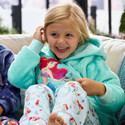 The Little Mermaid Oversized Lounge Hooded Top for Kids