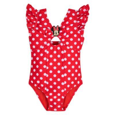 Minnie Mouse Polka Dot Adaptive Swimming Costume For Kids
