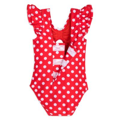 Minnie Mouse Polka Dot Adaptive Swimming Costume For Kids