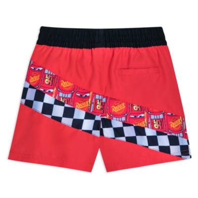 Lightning McQueen Swimming Trunks For Kids, Disney Pixar Cars