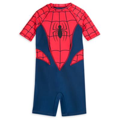 Spider-Man Adaptive Rash Guard Swimsuit For Kids