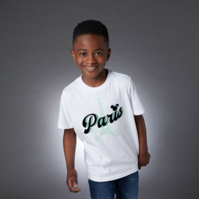 T-shirt t&ecirc;te de Mickey Paris City pour enfants