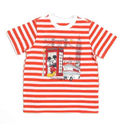 Mickey Mouse London City Striped T-Shirt For Kids