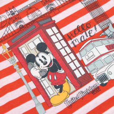 Mickey Mouse London City Striped T-Shirt For Kids