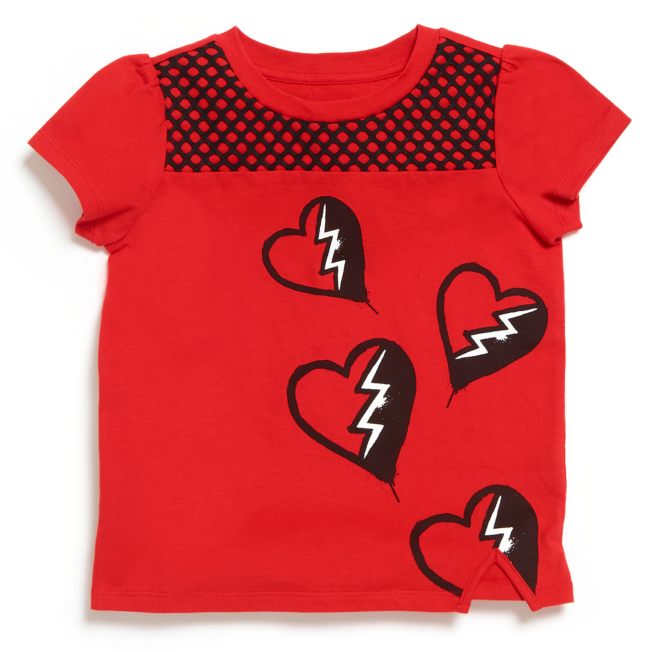 Camiseta infantil Los descendientes: Corazón rebelde Disney Store Camiseta infantil Los descendientes: Corazón rebelde Disney Store