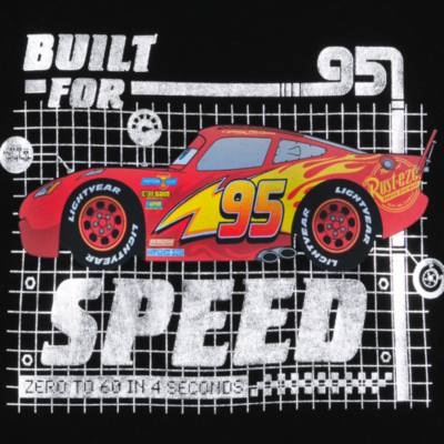 Lightning McQueen T-Shirt For Kids, Disney Pixar Cars