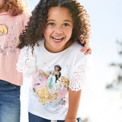 Camiseta infantil princesas Disney