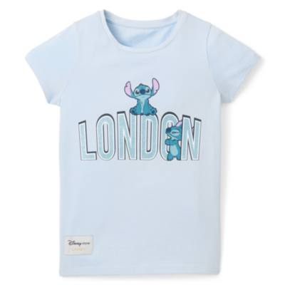 Stitch London Light Blue T-Shirt For Kids, Lilo & Stitch