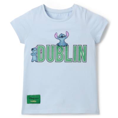 Stitch Dublin Light Blue T-Shirt For Kids, Lilo & Stitch