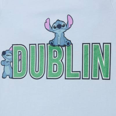 Stitch Dublin Light Blue T-Shirt For Kids, Lilo & Stitch