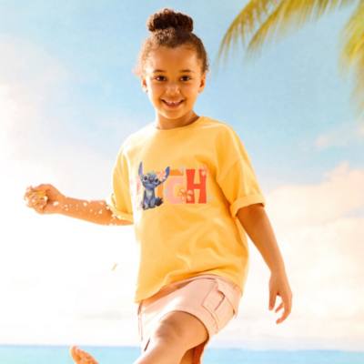 Lilo & Stitch - Stitch - Realfilm - Gelbes T-Shirt für Kinder