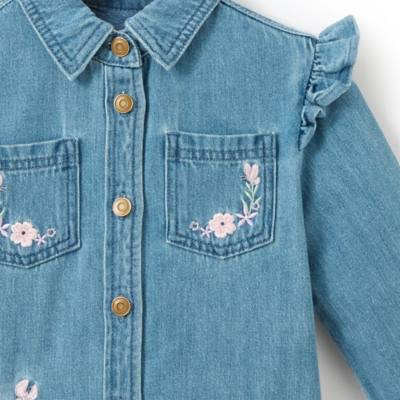 Camicia in jeans bimbi, Rapunzel