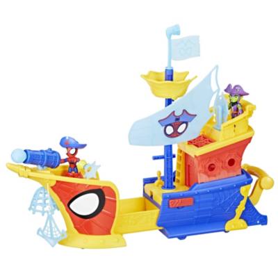 Hasbro Marvel Water-Webs Webs Ahoy Bubble Pirate Ship