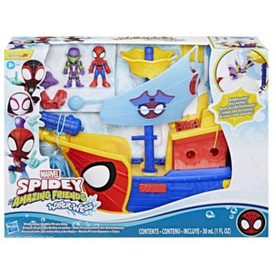 Hasbro Marvel Water-Webs Webs Ahoy Bubble Pirate Ship