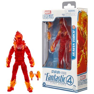 Hasbro Figurine La Torche humaine s&eacute;rie Marvel Legends, Les 4&nbsp;Fantastiques&nbsp;: Premiers pas, 15&nbsp;cm