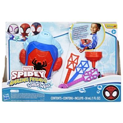 Hasbro, lanzador de burbujas Water-Webs, Spidey y su superequipo, Marvel