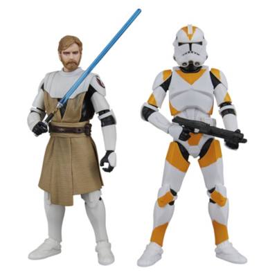 Hasbro Star Wars The Black Series Obi-Wan Kenobi & Clone Trooper (212th) 6" Action Figure Set
