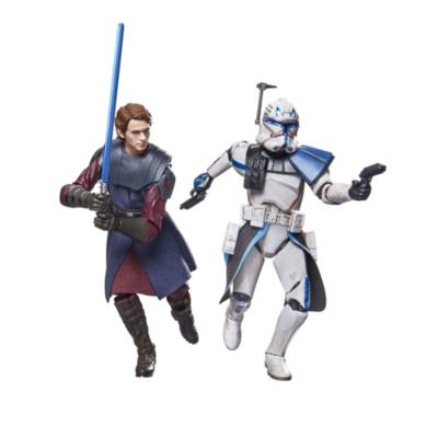 Hasbro Anakin Skywalker & Clone Captain Rex The Black Series 6" Action Figure Set, Star Wars