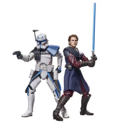 Hasbro Anakin Skywalker & Clone Captain Rex The Black Series 6" Action Figure Set, Star Wars