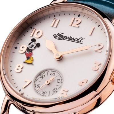 Ingersoll Mickey Mouse Blue Leather Watch