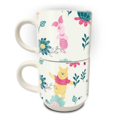 Winnie the Pooh and Piglet Stackable Mug Set