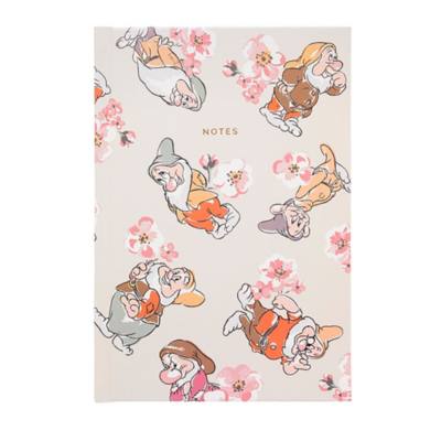 Cath Kidston x Disney quaderno con i Sette Nani e fiorellini