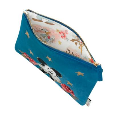 Cath Kidston x Disney Mickey Mouse Velvet Pouch