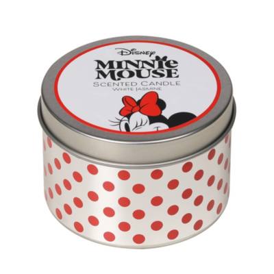 Minnie Mouse White Jasmine Tin Candle