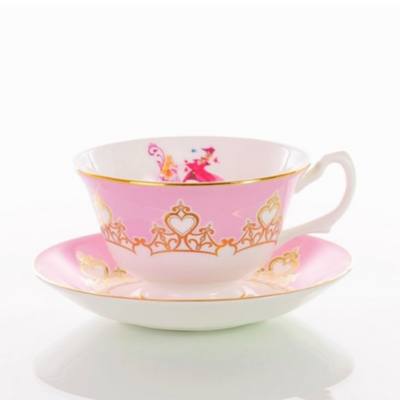 English Ladies Co. Bone China Sleeping Beauty Tea Cup and Saucer