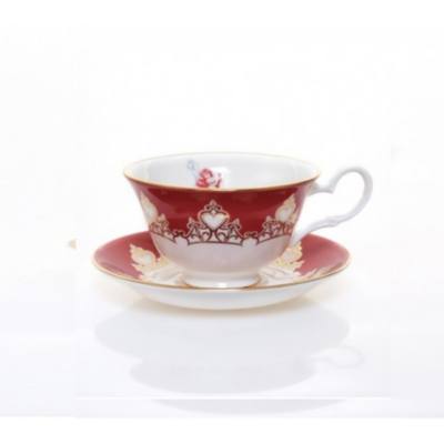 English Ladies Co. Ariel Fine Bone China Teacup and Saucer
