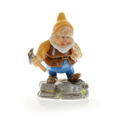 English Ladies Co. Figurine Joyeux &agrave; la mine de diamants en porcelaine fine