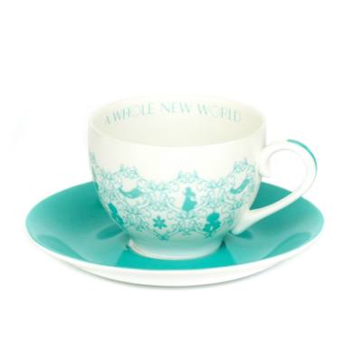 English Ladies Co. Bone China Princess Jasmine Tea Cup and Saucer