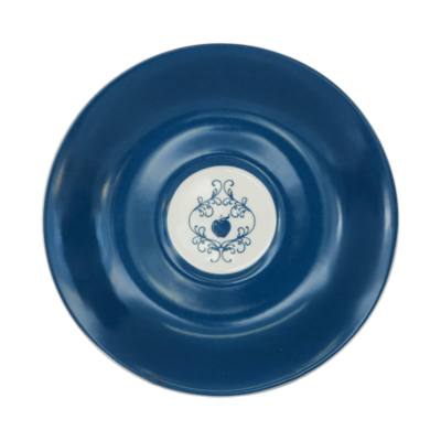 Platito y taza de t&eacute; porcelana ceniza hueso Blancanieves, English Ladies Co.