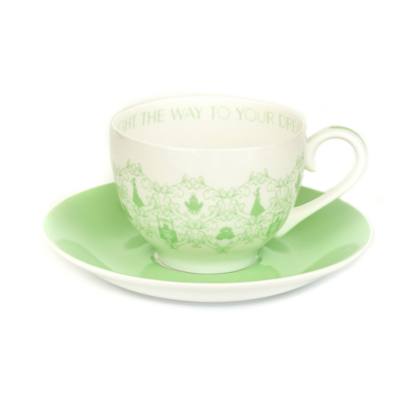 English Ladies Co. Bone China Tiana Tea Cup and Saucer