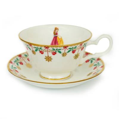 English Ladies Co. Bone China Winter Belle Tea Cup and Saucer