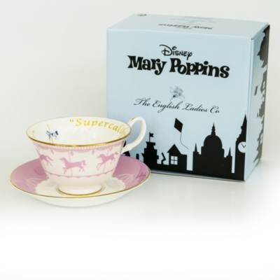 English Ladies Co. Bone China Mary Poppins Carousel Tea Cup and Saucer