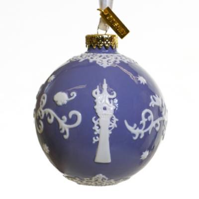 English Ladies Co. Tangled Purple Fine China Hanging Ornament