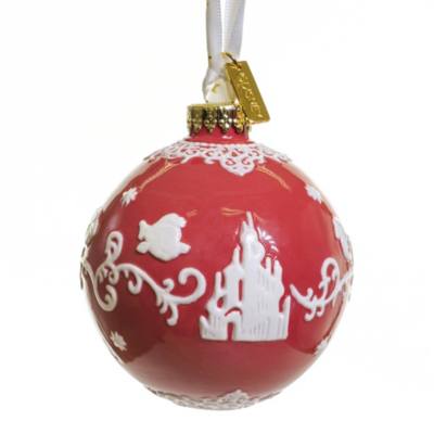 English Ladies Co. The Little Mermaid Red Fine China Hanging Ornament