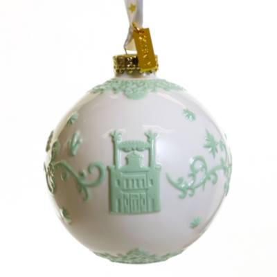 English Ladies Co. The Princess and the Frog White Fine China Hanging Ornament