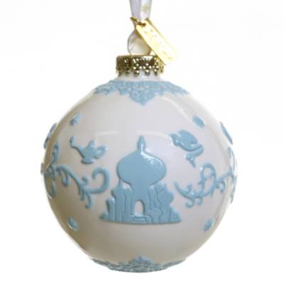 English Ladies Co. Aladdin White Fine China Hanging Ornament