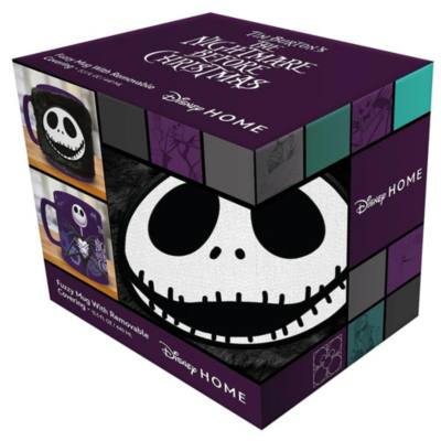 Jack Skellington Mug With Fuzzy Cover, Tim Burton's The Nightmare Before Christmas