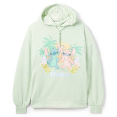 Stitch und Angel - Kapuzensweatshirt für Damen