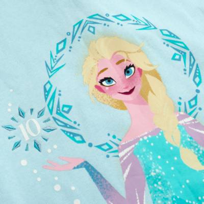 Elsa 10th Anniversary Ladies' Zip Front Hooded Sweatshirt, Frozen